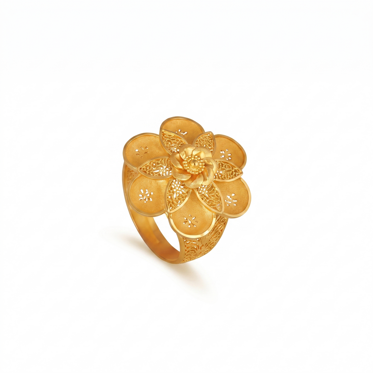 GOLD LADIES RING – Anjali Jewellers